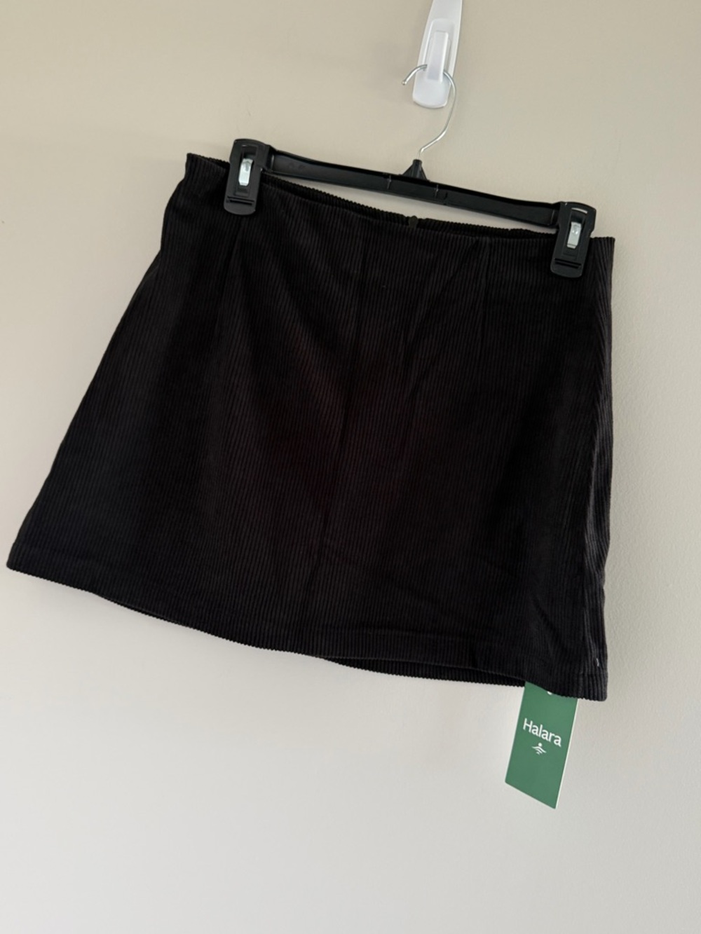 NWT Halara Corduroy Mini Skirt Skort High Waisted Athleisure Y2K Minimalist Sz M